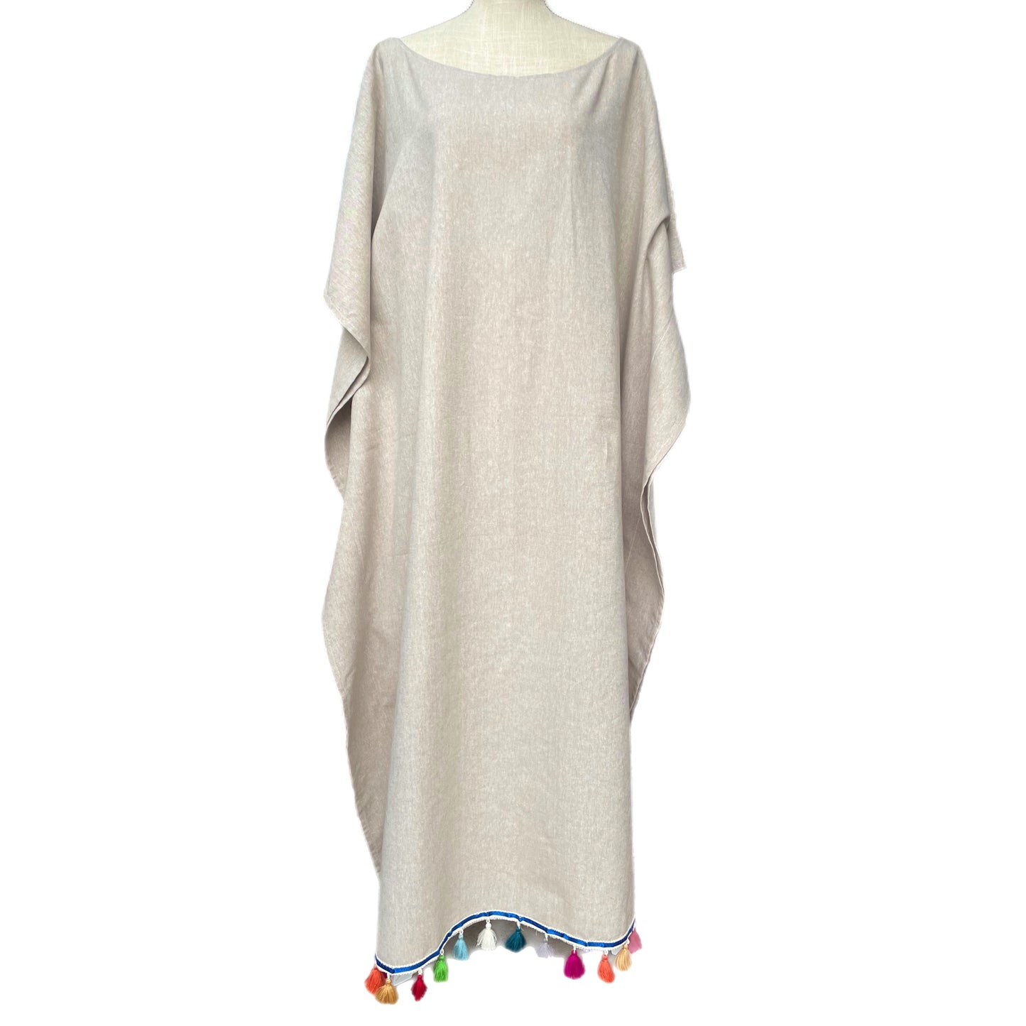 Cream Linen Kaftan