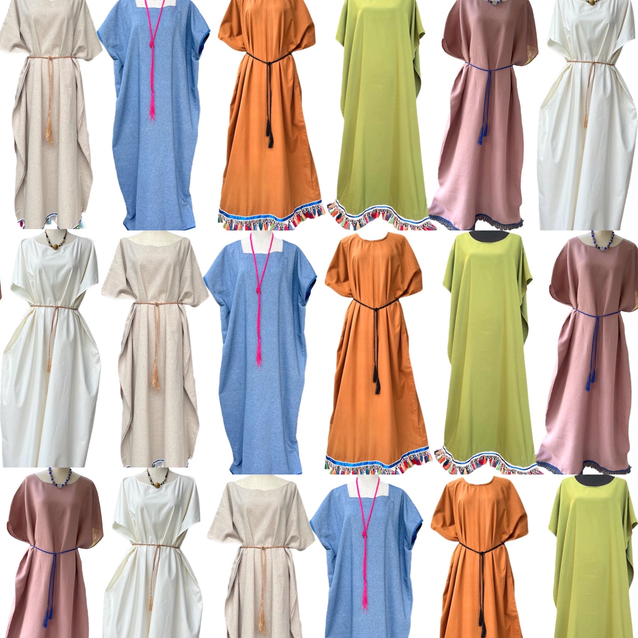 Linen Kaftan Dresses
