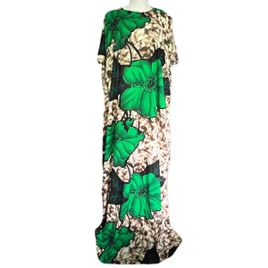 Green Lily Kaftan Dress